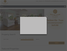 Tablet Screenshot of doubloonrealestate.com